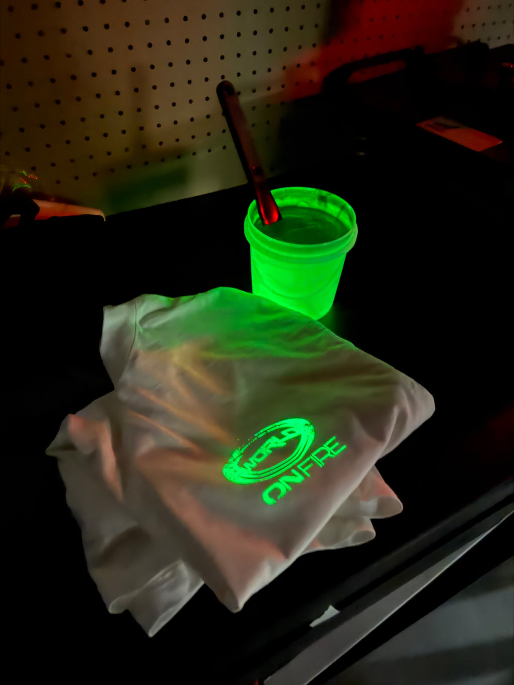 Glow Logo Tee | World On Fire Collective