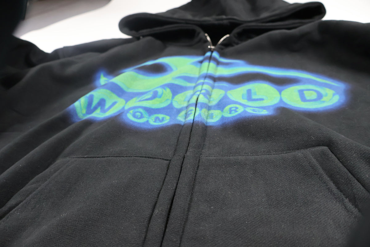 ABSTRACT HOODIE AND SHORT SET