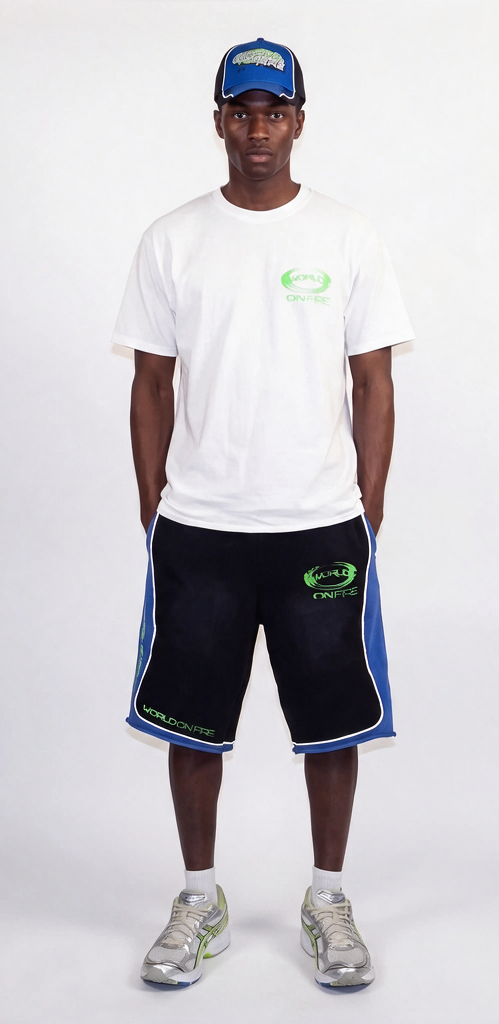 Blueprint Heavyweight Sun-Faded Shorts | World On Fire Collective