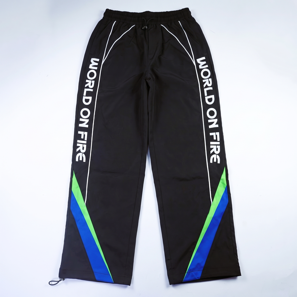 Blueprint Nylon Track Pants | World On Fire Collective